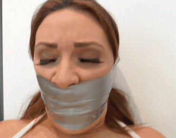 She Is Almost Gagging On Her Gag