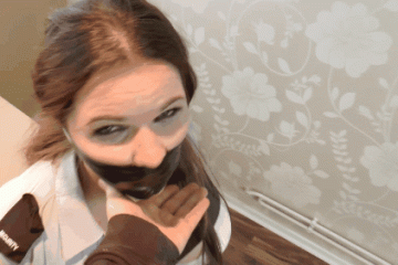 Security Guard Annoyed To Be Bound And Gagged