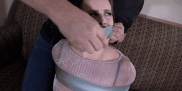 Duct Taping Dirty Panties In Her Mouth